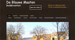 Desktop Screenshot of deblauwemaaten.be