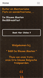 Mobile Screenshot of deblauwemaaten.be